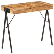 vidaXL Wandtafel 80x40x75 cm massief mangohout