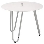 4 Seasons Outdoor | cool sidetable Ø 60 cm hoogte 45 cm, white  Bijzettafel    Wit weerbestendig