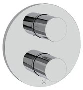 Crosswater Crossbox Lazo douchekraan - geschikt voor 2 functies - thermostatisch - chroom LACB1500LBPC