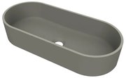 Arcqua Case waskom ovaal 60x26 mat beton WAS241993
