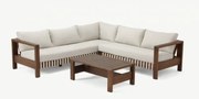 The Outsider Hoek Loungeset - Zambra - Wit - Acacia - The Outsider