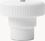 Mondgeblazen LED-tafellamp Ripple, dimbaar