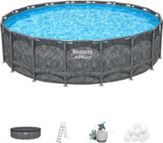 Bestway APX365 opbouwzwembad - rond - L549 x diameter 132 cm | All-Season luxezwembad