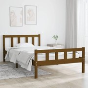 vidaXL Bedframe massief hout honingbruin 100x200 cm