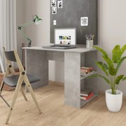 vidaXL Bureau 110x60x73 cm spaanplaat betongrijs