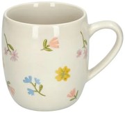 Theemok, steengoed, kleine bloemetjes,Ø 9,5 cm