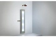 Sunshower Round Plus L infrarood + UV licht opbouw incl. wandbeugel 185x33x12cm full body Organic grey L0600-L0103-SML0700