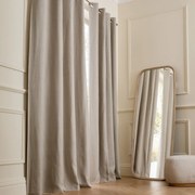 Verduisteringsgordijn van gewassen linnen, oogjes, Private