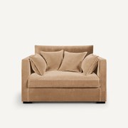 2-zitsbank in stonewashed fluweel, Néo Kinkajou