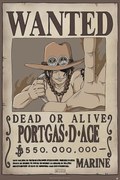 Poster One Piece - Wanted Ace