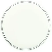 Ontbijtbord met blauwe streep, organisch, porselein,Ø 20 cm