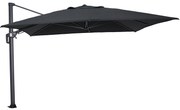 Garden Impressions Hawaii Big Pole II zweefparasol 350x350 cm - royal black