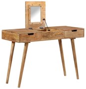 vidaXL Kaptafel 112x45x76 cm massief mangohout