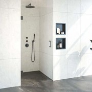 BRAUER Create Complete Profielloze Nisdeur - 90cm - gunmetal geborsteld 4JC13-90M