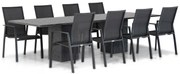 Tuinset 8 personen 300 cm Aluminium/textileen Grijs Lifestyle Garden Furniture Ultimate/Graniet