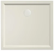 Xenz Mariana Plus rechthoekige douchebak acryl 80x75cm pergamon