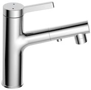 Best Design Asproli wastafelkraan met uittrekbare sproeiuitloop chroom