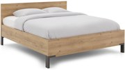 Goossens Bedframe Hertog, 140 x 200 cm hoog hoofdbord 97 cm