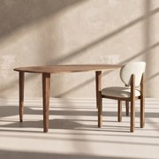 Ovale Eettafel Acacia Hout Naturel 200 Cm - 200 X 100cm.