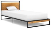 vidaXL Bedframe metaal 90x200 cm