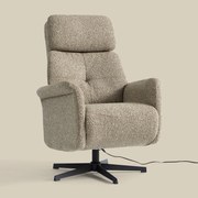 Relaxfauteuil Elektrisch Taupe Stof