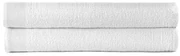 vidaXL 2-delige Douchehanddoekenset 450 g/m² 70x140 cm katoen wit