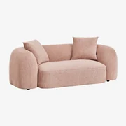 Coco 2-zits Chenille Bank Stof Chenille Roze – Kwarts - Sklum