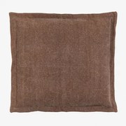 Vierkant Katoenen Kussen (60x60 Cm) Karzem Bruin - Mokka - Sklum