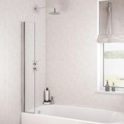 Eastbrook Designer badwand 30x140cm chroom