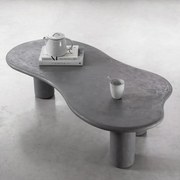 DTP Home Scala Curva Organische Salontafel Beton Mortex - 130 X 69cm.