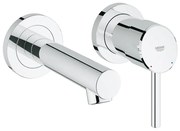 GROHE Concetto afbouwdeel v inbouw wandkraan met uitloop chroom 19575001