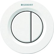 Geberit Type 01 bedieningspaneel glans wit voor Geberit Delta 12 cm, Geberit Sigma 12 cm, Geberit Omega 12 cm, Geberit Kappa 15 cm, Geberit AP123, Geberit AP140