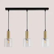 Plafondlamp Van Ijzer En Andalusisch Glas Zwart - Sklum