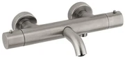 Plieger Napoli badkraan thermostatisch met omstel met koppelingen cool body RVS CI31306NK
