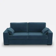 Bank-bed fluweel, latex Cécilia