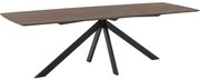 Goossens Excellent Eettafel Floyd, Semi rechthoekig 260 x 100 cm