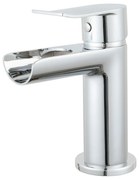 Sanigoods Luan waterval wastafelkraan chroom