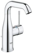 GROHE Essence Wastafelkraan Opbouw - uitloop 11.4cm - M-size - hoge draaibare uitloop - waste - chroom 24173001