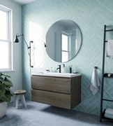 Ben Vario badmeubel incl. wastafel 100x51x64cm sepia eiken