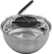 5Five Slacentrifuge RVS 3,5L - Salade Spinner - Handmatig