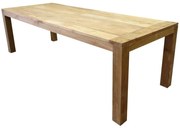 Krista dining tuintafel 260x100xH77,5 cm  - poten 12 cm teak