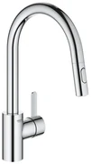 GROHE Eurosmart Cosmopolitan Keukenkraan - uittrekbare uitloop - 2 straalsoorten - chroom 31481001