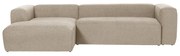 Kave Home Blok Moderne Hoekbank 300 Cm Uni Beige Chaise Longue Links