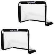 SportX Voetbaldoelen 2 st 78x56x45 cm