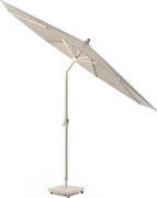 Riva parasol 300 cm rond sandstone ivoor met kniksysteem