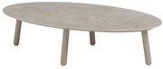 Salute lounge tuintafel 120x65xH30 cm ceramic latte Taste 4SO