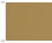 vidaXL Luifel verticaal 60x360 cm oxford stof beige