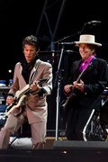 Foto Bob Dylan in concert in Uk, 2010