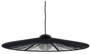 Zuiver Belle S Black Ronde Design Hanglamp Touw 65 Cm Zwart