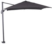 Garden Impressions Hawaii zweefparasol S 250x250 - donker grijs - zwart